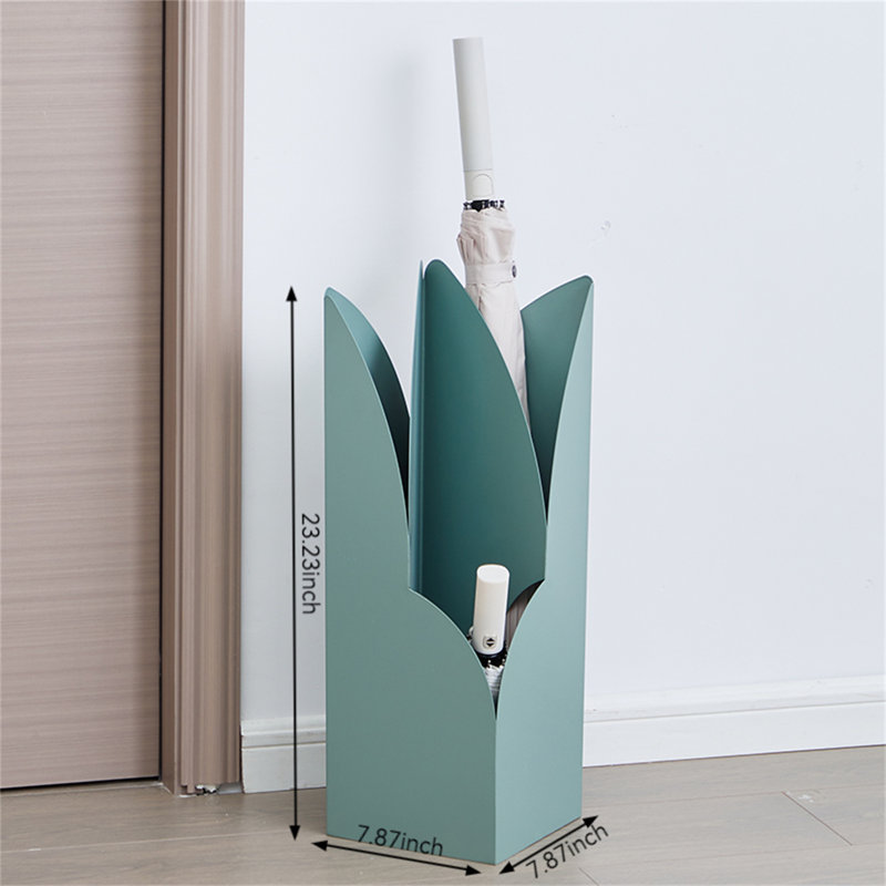 Metal Freestanding Umbrella Stand, Green