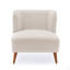 Fauteuil d'appoint Veda Boucle - blanc laiteux (fauteuil d'appoint)