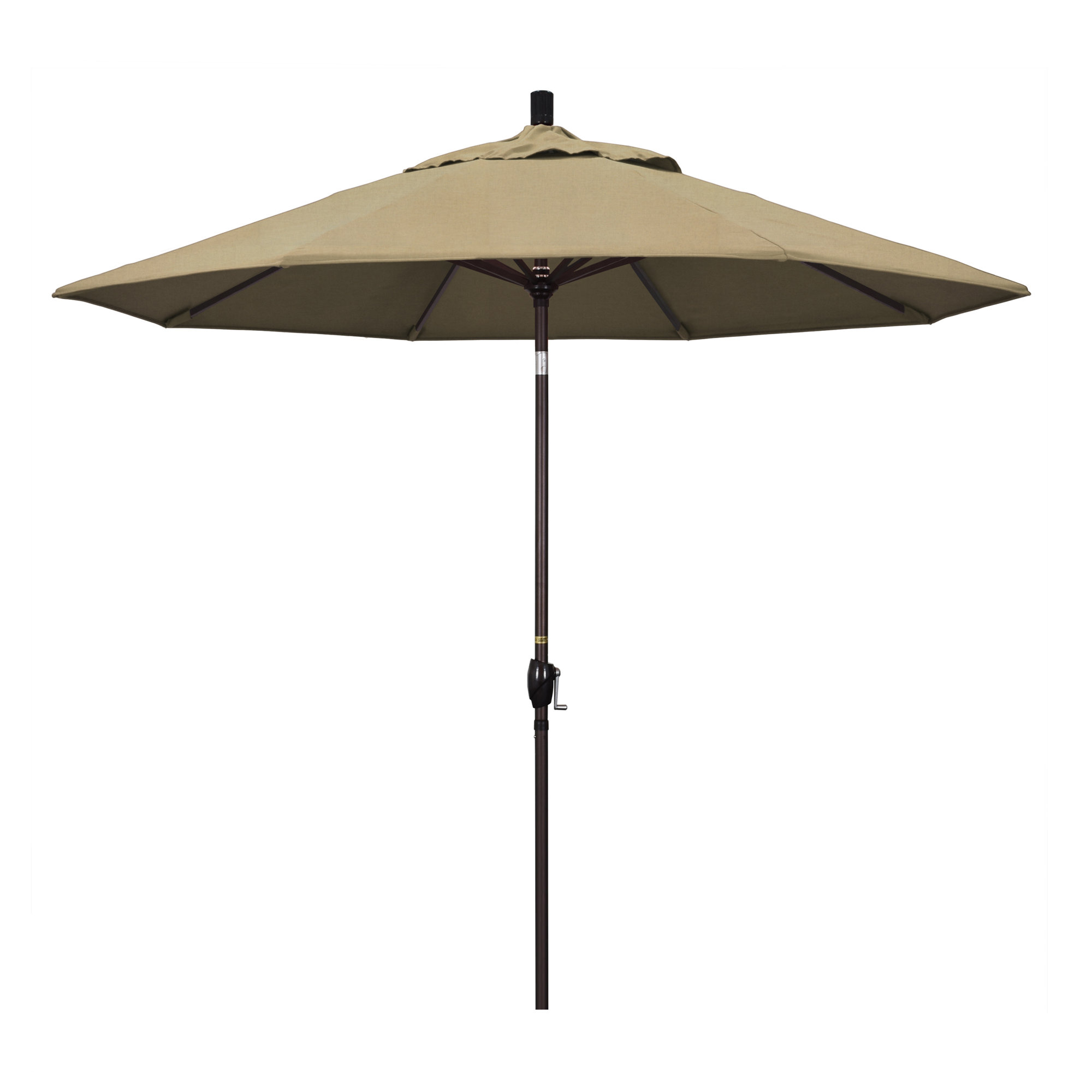 Iuka 108'' Outdoor Umbrella, Canvas Heather Beige Sunbrella® Canvas