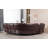 Riyani USB Faux Leather Sectional With LED Lights & Sound Woofer System -521949823