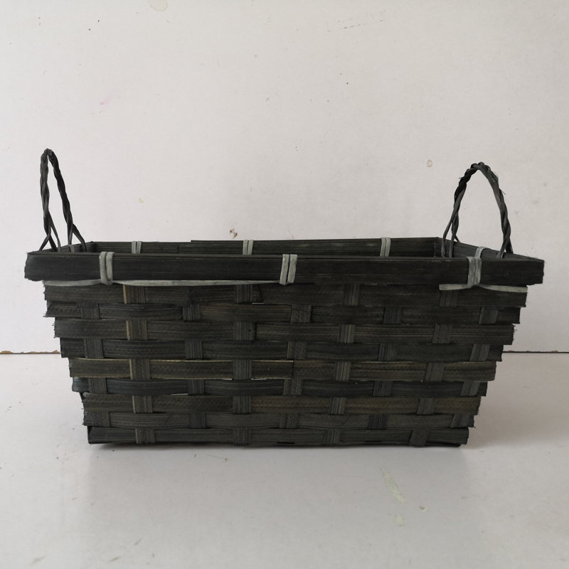 Gracie Oaks Bamboo Decorative Basket