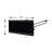 6" H x 12" L Black C-Channel