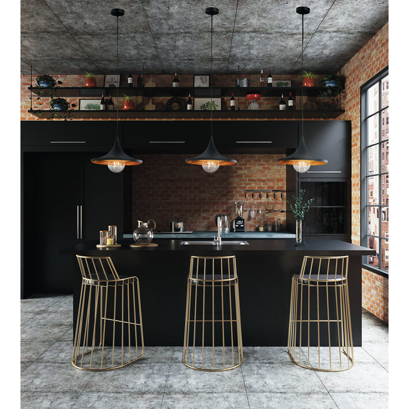 Gilbreath 1 - Light Black Single Pendant