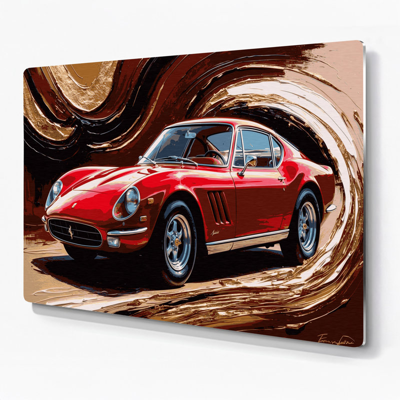 Transport, art de voiture exotique de luxe, H 8 po x l 10 po