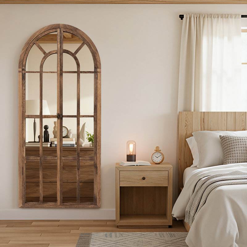 Miroir d'appoint 71 po H x 31 po, 71 po x 31 po, Gris anthracite