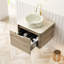 Meuble-lavabo flottant avec vasque en céramique blanche matte de haute qualité, comptoir en pierre frittée à motif, armoire de rangement en contreplaqué, tiroir à fermeture silencieuse silencieuse, couleur chêne, pré-assemblé pour plus de facilité-1771482898