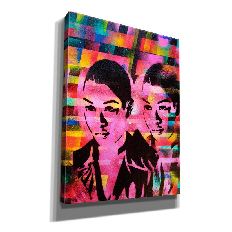 " Androids " by Abstract Graffiti, 16" H x 12" W x 0.75" D