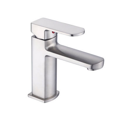Single-Hole Single-handle Bathroom Faucet with Drain Assembly