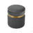 Modern Velvet Round Ottoman With Storage,-1746303122