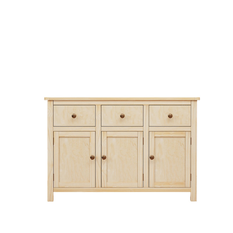 Buffet en bois massif (long), Délavée