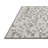 Machine Washable Gray Area Rug-827032307