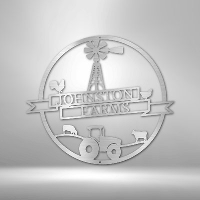 Bannière personnalisable Farm Steel