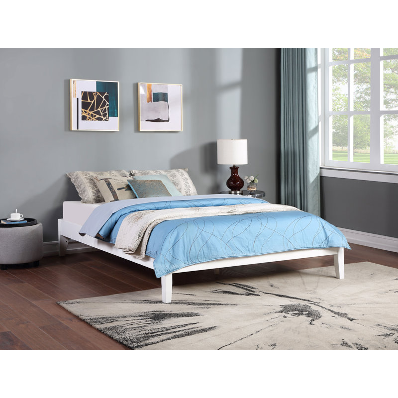 Alekxa Queen Universal Platform Bed Cappuccino, Queen, Cappuccino