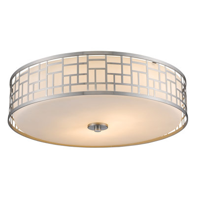 Barika Glass Flush Mount