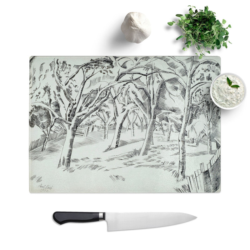 The Orchard by Paul Nash Chopping Board, 0.4cm H x 28.5cm W x 39cm L