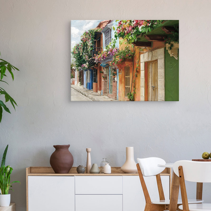 Village Village - Impression sur toile tendue