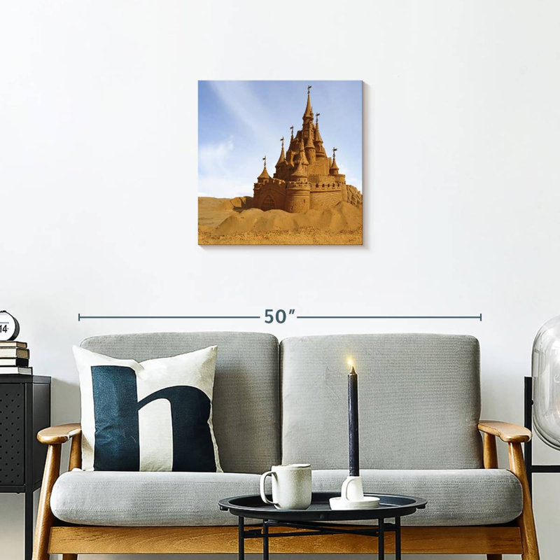 Lilie Beach Sand Castle, 20" H x 20" W