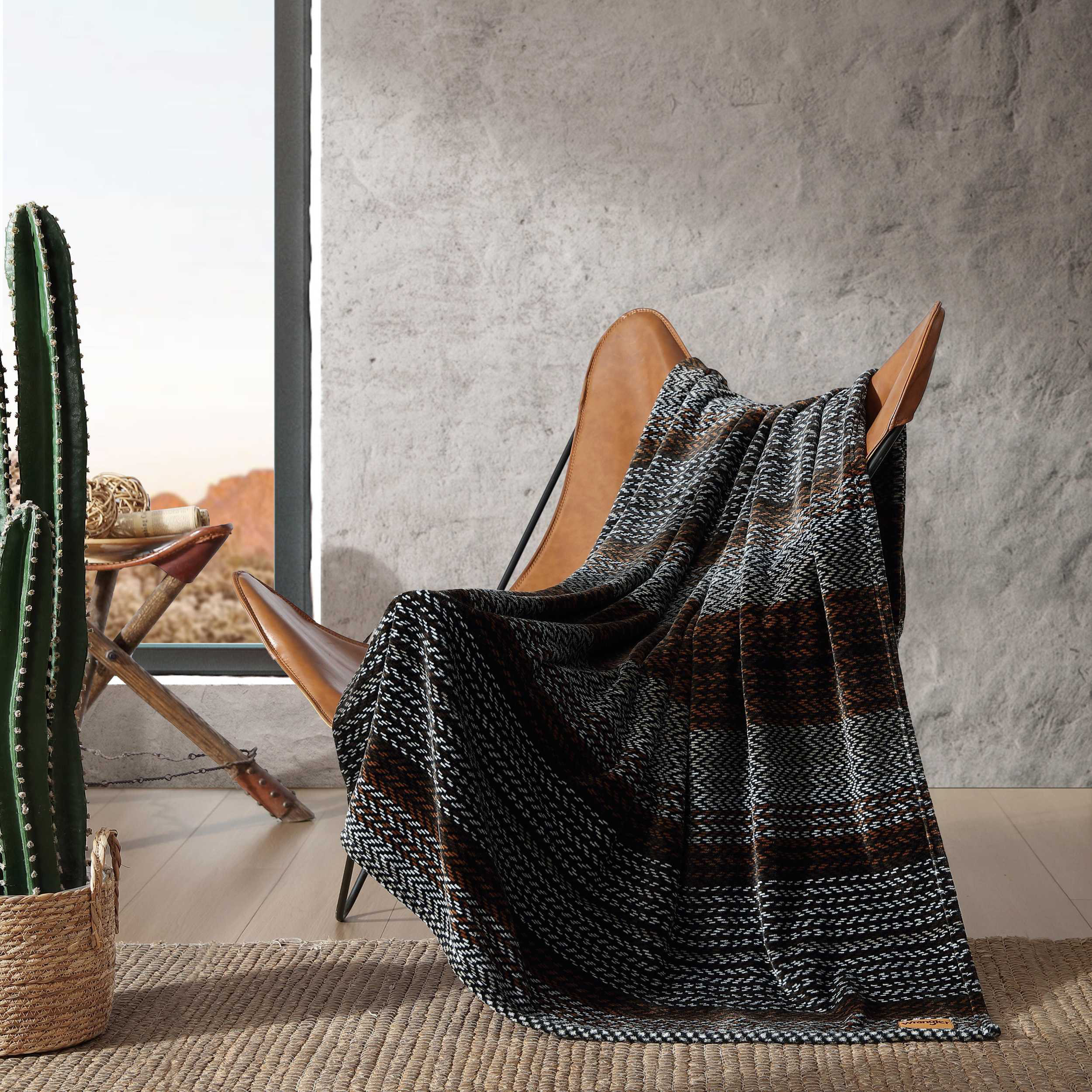 Wrangler Printed Ultra Soft Plush Fleece Throw Blanket & Reviews | Wayfair