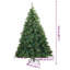  Artificial Christmas Tree with 300 LEDs  PE and PVC-939785227-939785222