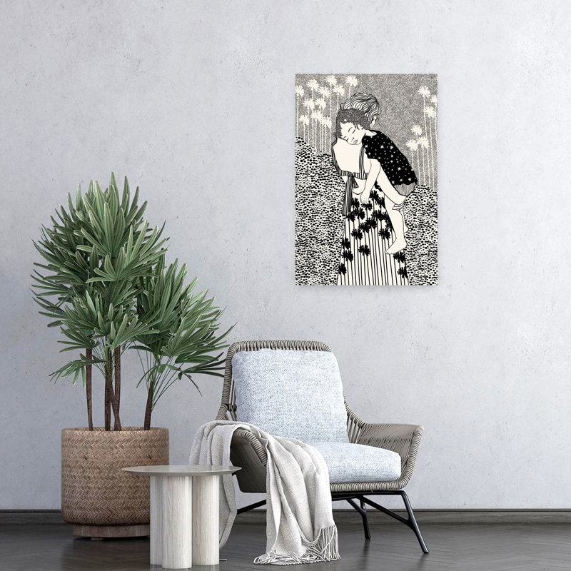 Art contemporain contemporain, H 24 po x l 16 po