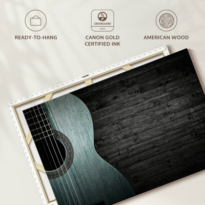 Abarca Vignette, guitare bleue