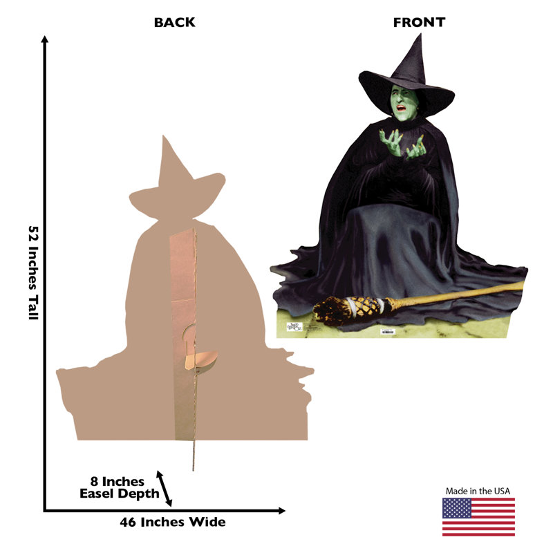 Lifesize Wicked Witch Melting Cardboard Standup