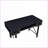 Desks, Modern Black Computer Desk with 2 Storage Drawers &amp; Keyboard Tray | Black | Metal, Composite Wood-1742397449