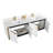 72'' Double Bathroom Vanity with Carrara Quartz Top-584364826-584364830