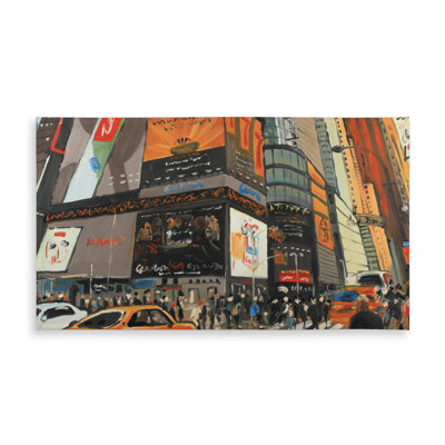 Livingroom Building Blue Tablecloth | NYC Street Home Decor