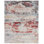 Abstract Area Rug in Red