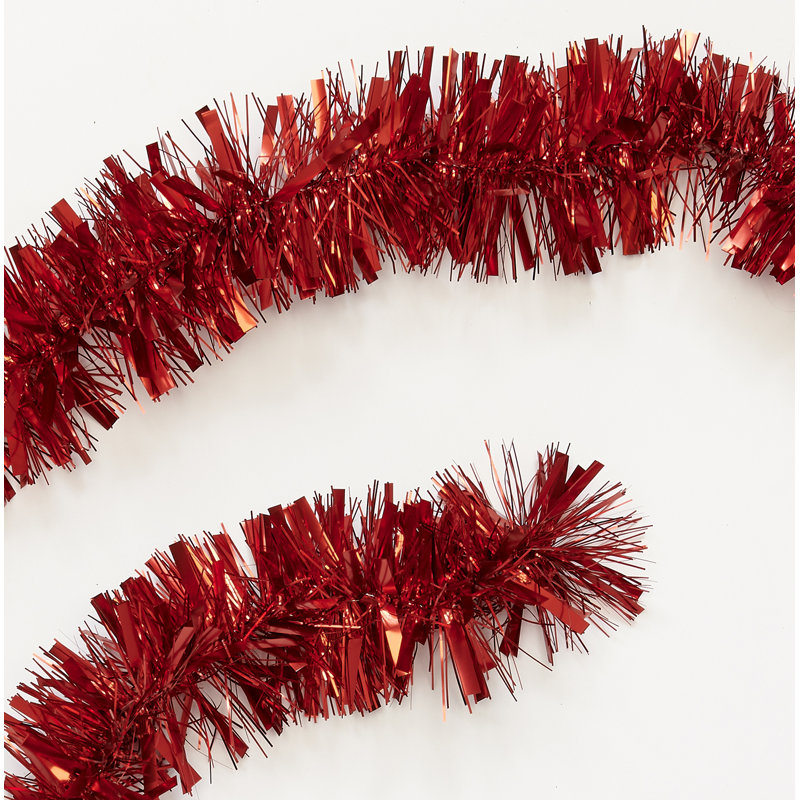 Guirlande de Noël 9 pi, Rouge