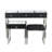 48'' Glass Top Console Table