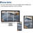 Modern Washable 2x6 Striped Hallway Runner, Non-Slip, Low Pile, Farmhouse Rug for Kitchen & Laundry - Black-1851996883