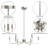 Maroneia 6 - Light 26"W Candle Style Dimmable Chandelier for Kitchen Or Living Room-262643062