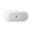 Baignoire de 67 pouces en blanc brillant avec garniture-105506492