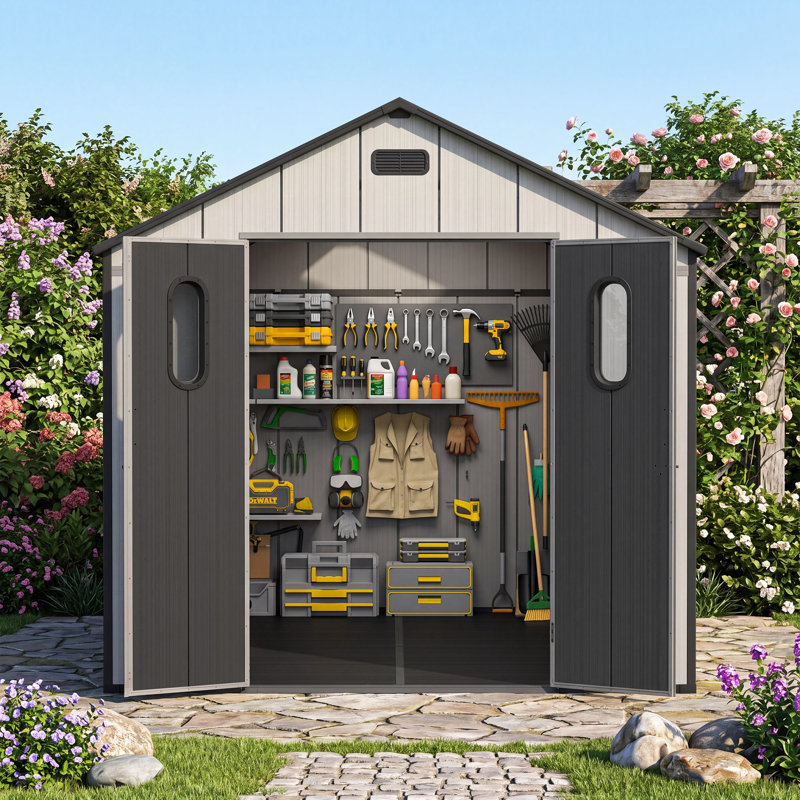 Remise de rangement pour l'extérieur, 8 pi x 12 pi