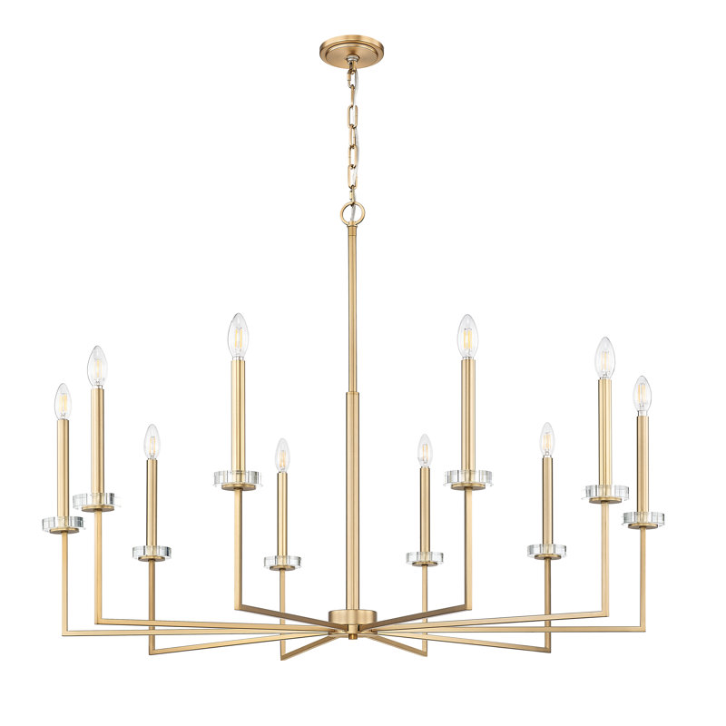 Gaultier 
Lustre 10 lumières Mordern Gold, Mordern Gold