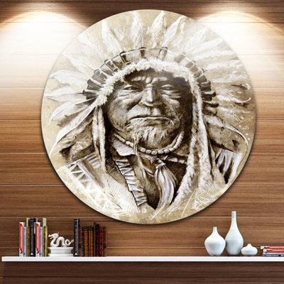 «American Indian Head», reproduction d'art