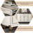 70.87" Cream Aluminum alloy Shoe Storage