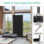 81cm W x 180cm H Metal Folding Room Divider