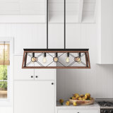 Dronfield 5 - Light Dimmable Kitchen Island Square / Rectangle Chandelier