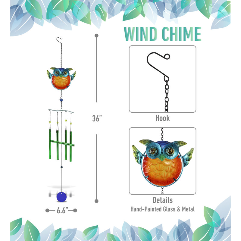 Connice Tempered Glass Wind Chime