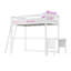 Lit mezzanine simple avec bureau