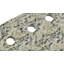 Comptoir de meuble-lavabo en granite 61 po avec double évier et dosseret Santa Cecilia-119457702