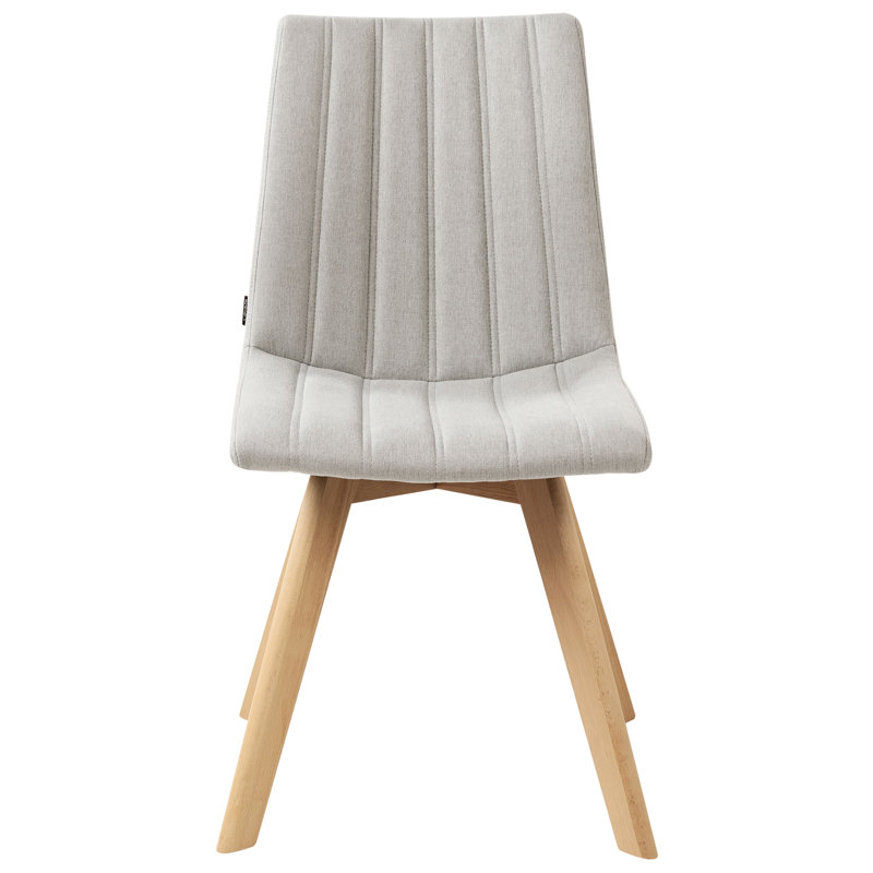 Set of 2 Dining Chairs CALGARY II Fabric , Grey