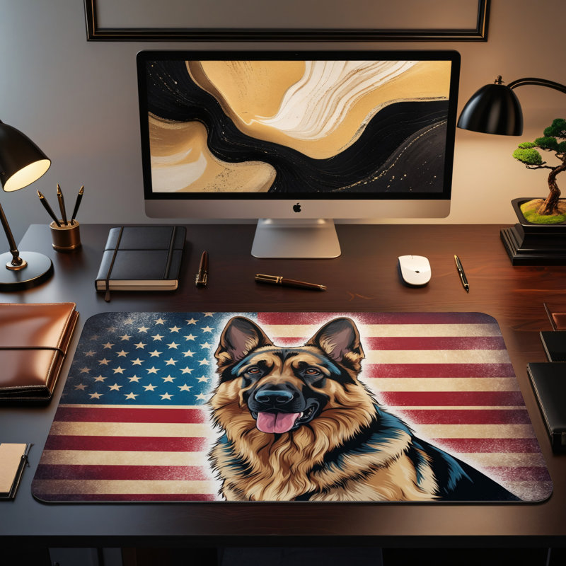 Polyester Desk Pad, 23.6x13.8