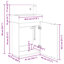 Single Bathroom Vanity with Ceramic Basin-1971279179