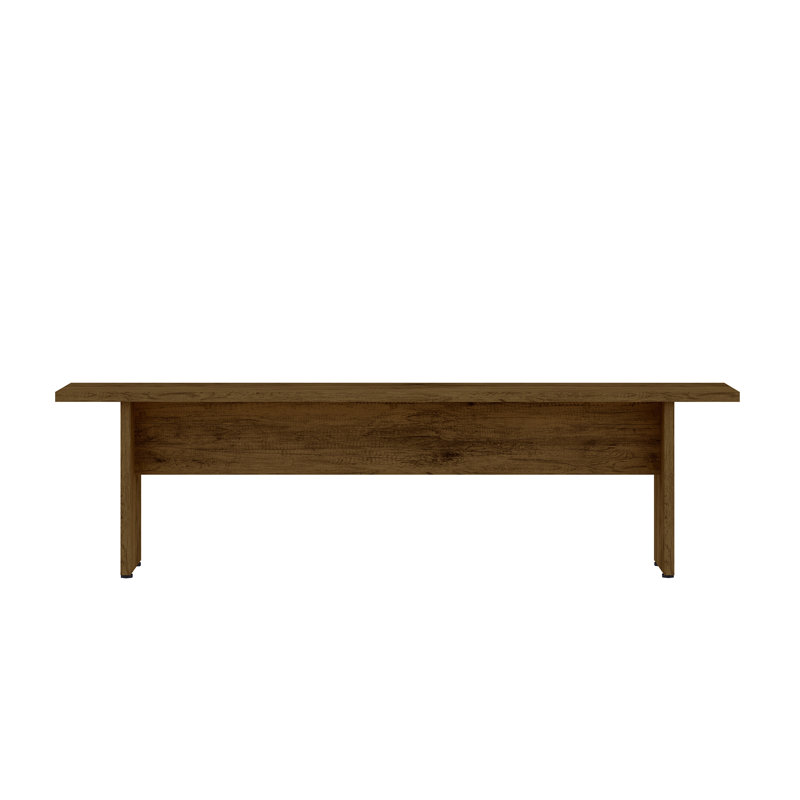 NoMad 68" Modern Dining Bench in Natural, Nature
