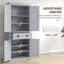 Armoire de rangement autoportante pour garde-manger