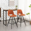 2 tabourets de hauteur comptoir en tissu 28,25 po Porth
